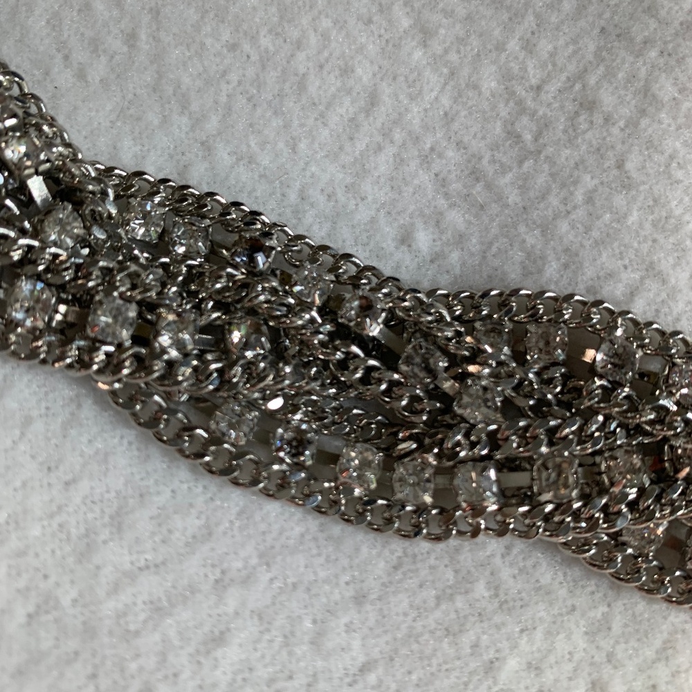 Express Rhinestone Stretch Belt - Picture 5 of 13